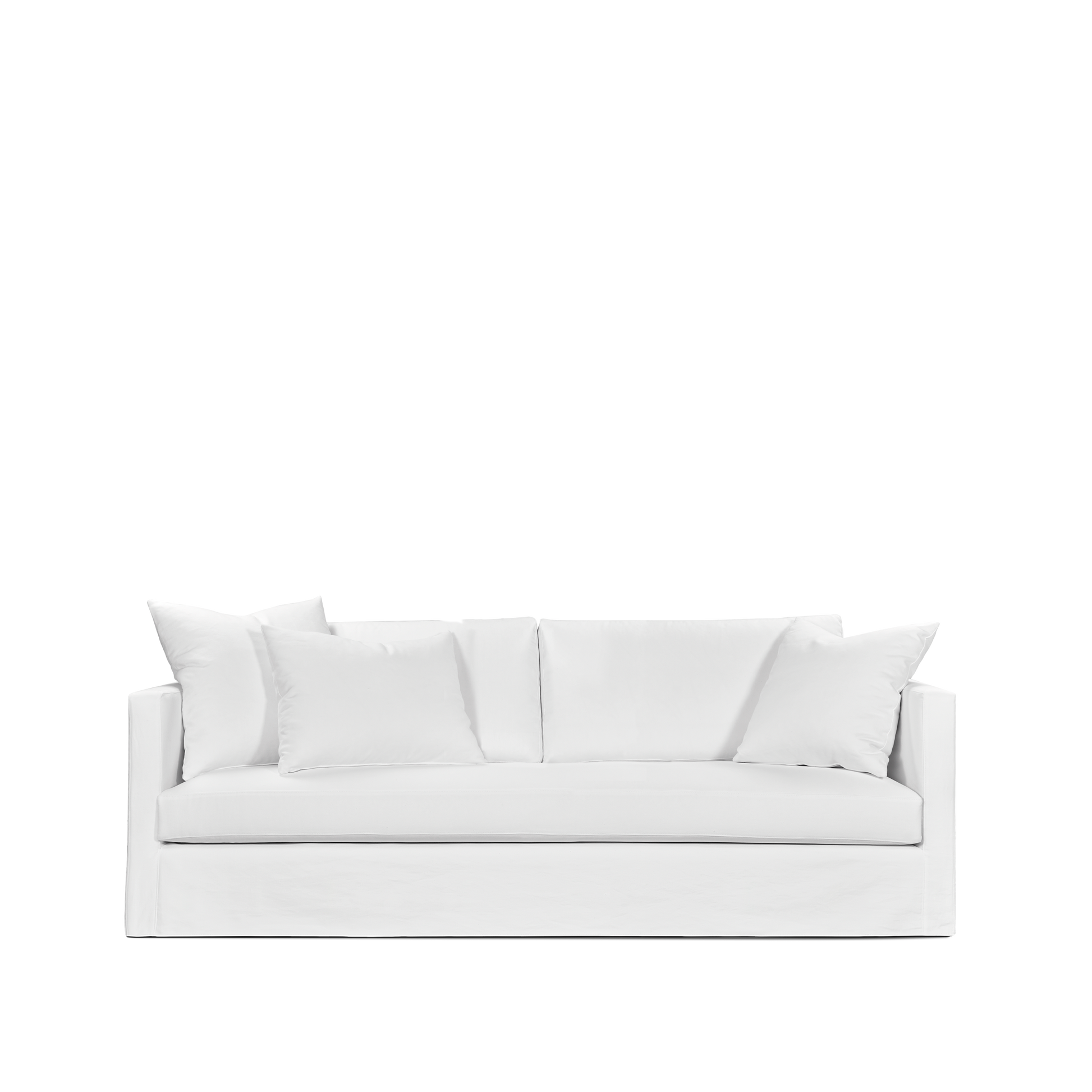 Front view NIDO 3,5-seater sofa