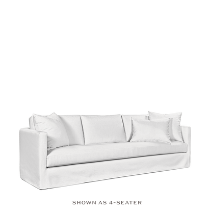 NIDO 2,5-seater sofa linara white textile 