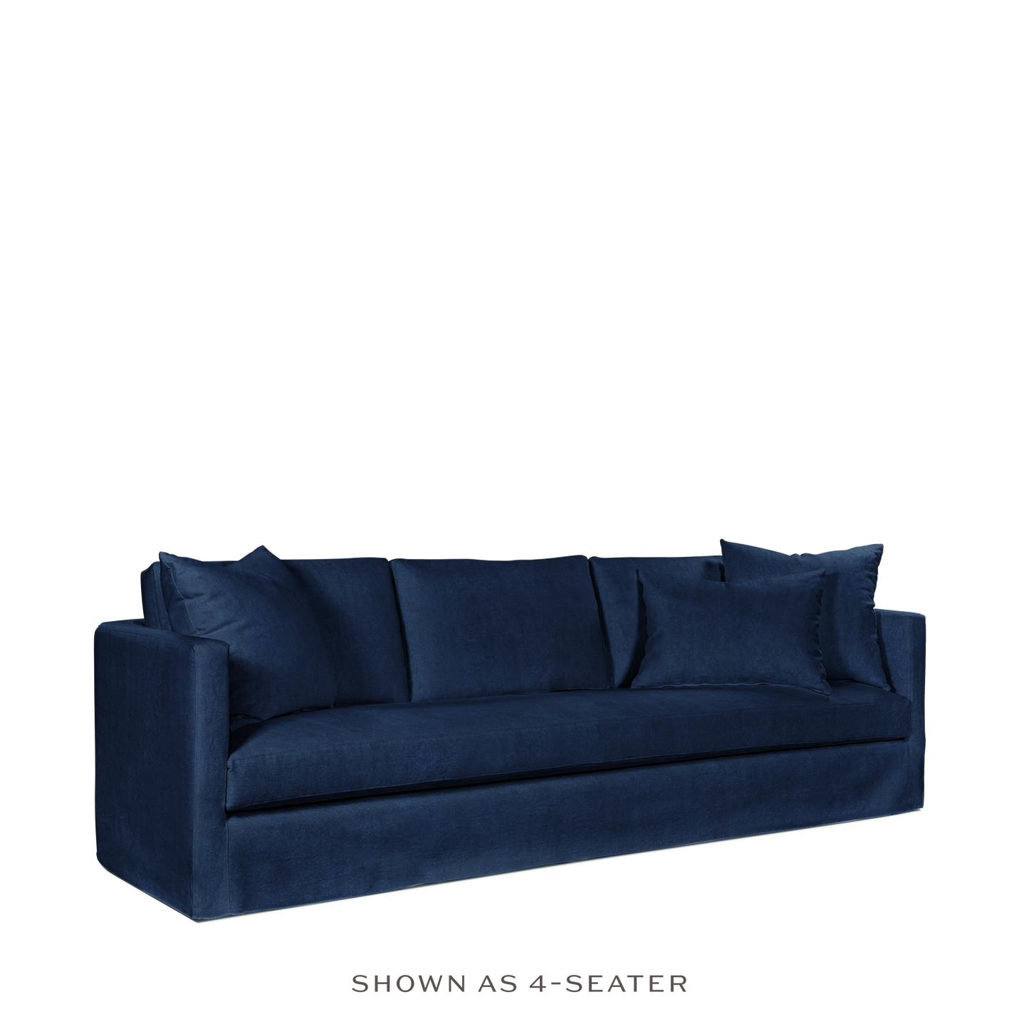 NIDO 3-seater sofa with London dark blue textile 