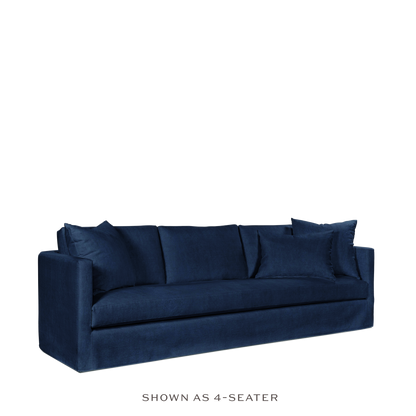 NIDO 2,5-seater sofa with London dark blue textile 