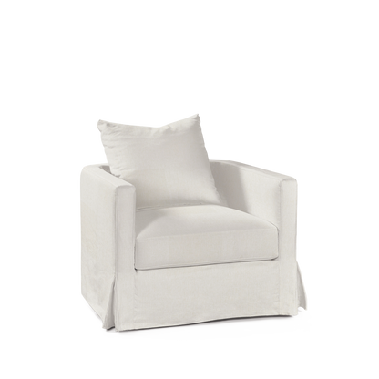NIDO ARMCHAIR with bolt white textile 