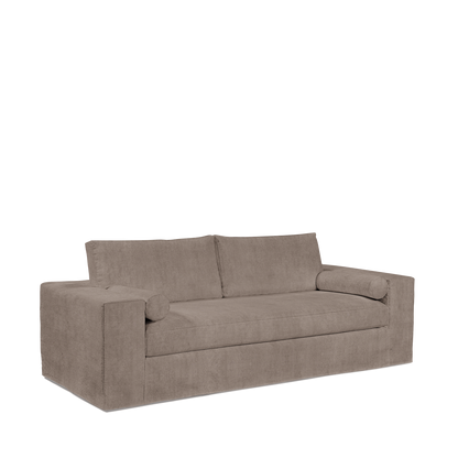 NOMERI 2,5-seater sofa with grey textile 