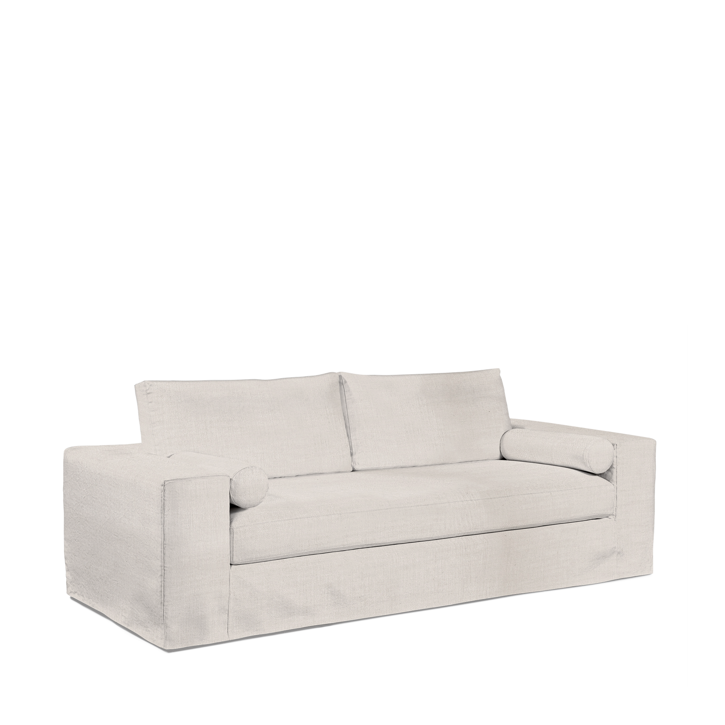 NOMERI 2,5-seater sofa with light grey textile 