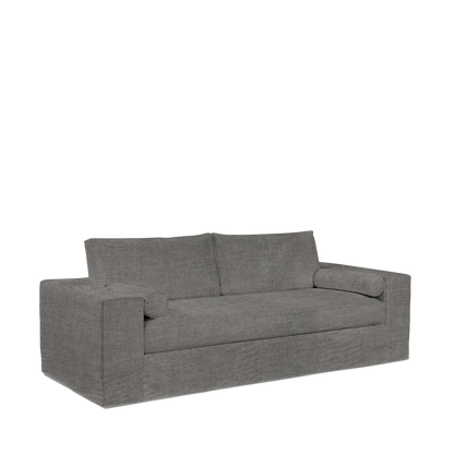 NOMERI 2,5-seater sofa with dark grey textile 