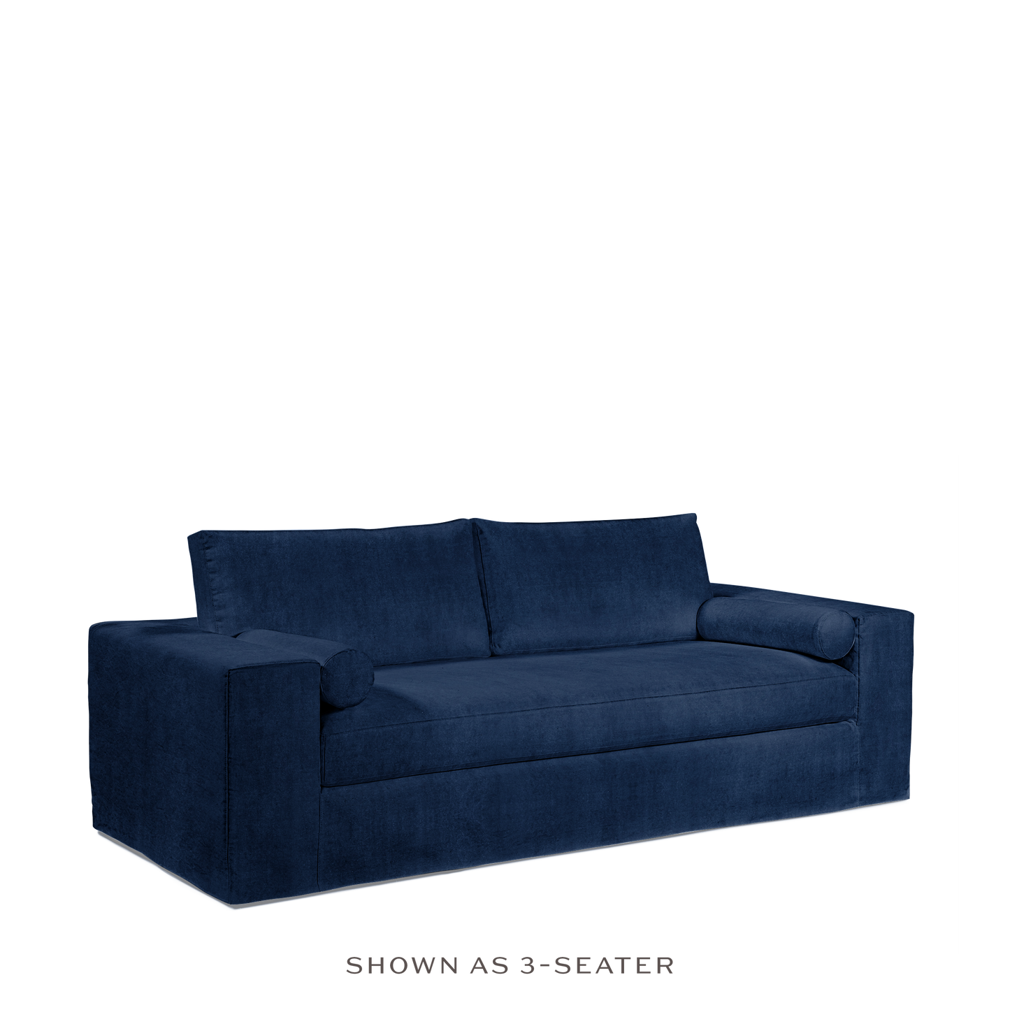 NOMERI 3-seater sofa with London dark blue textile 